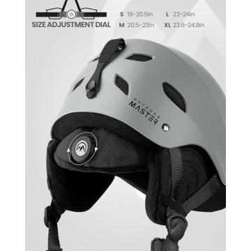 OutdoorMaster Kelvin Ski Helmet - Safe & Stylish Headgear
