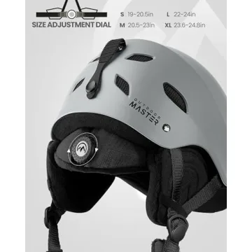 OutdoorMaster Kelvin Ski Helmet - Safe & Stylish Headgear