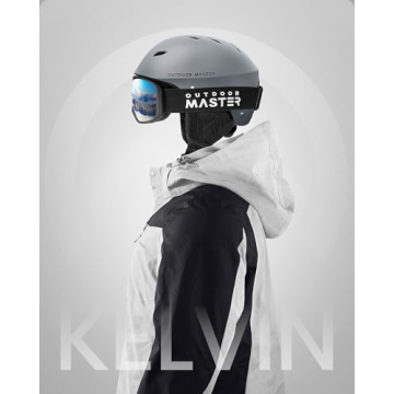 OutdoorMaster Kelvin Ski Helmet - Safe & Stylish Headgear