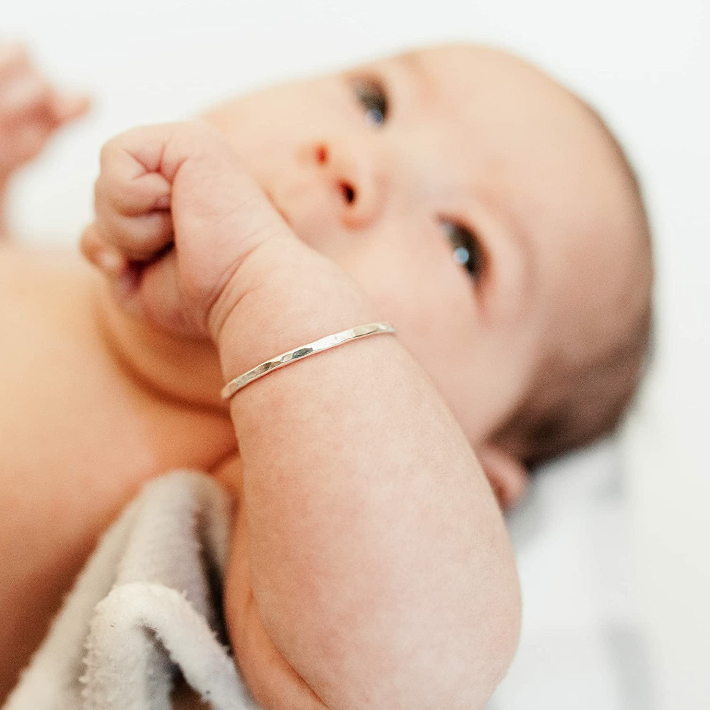 Newborn Baby Bangle Bracelet 14K Gold Filled