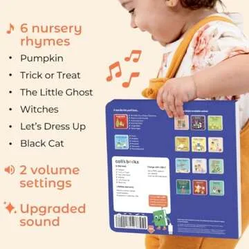 Cali's Halloween Musical Book for Toddlers 1-3