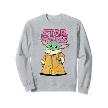 Cozy Star Wars The Mandalorian The Child Sweatshirt for Fans of All Ages