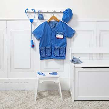 Veterinarian Role Play Costume Set for Kids - 9 Pcs