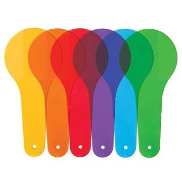 Learning Resources Color Paddles - 18 Color Transforming Paddles for Kids’ Creative Learning in Pr...