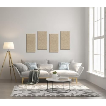 Olanglab Acoustic Wall Panels - 4 Pack Soundproof Panels