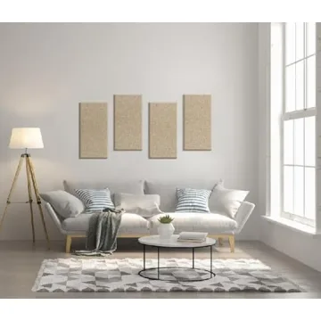 Olanglab Acoustic Wall Panels - 4 Pack Soundproof Panels