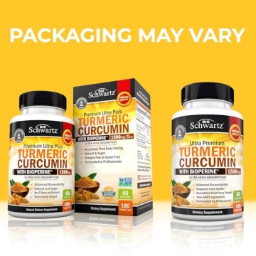 Turmeric Curcumin 1500mg with BioPerine - Joint Support Supplement