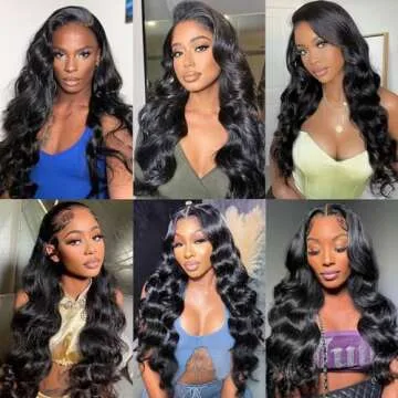 kiotioy Glueless Wigs Human Hair Pre Plucked Pre Cut for Beginners Wear and Go 5x5 HD Lace Closure Wigs Body Wave Lace Front Wigs for Women Brazilian Virgin Human Hair 24 Inch 180% Density