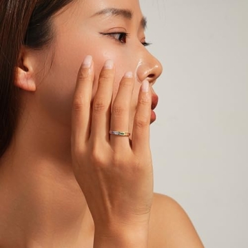 Sylph 925 Sterling Silver Rainbow Eternity Ring for Women