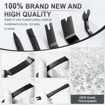 LivTee 5 pcs Auto Trim Removal Tool Kit for Vehicles