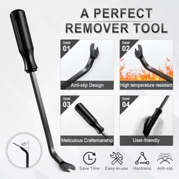 LivTee 5 pcs Auto Trim Removal Tool Kit for Vehicles