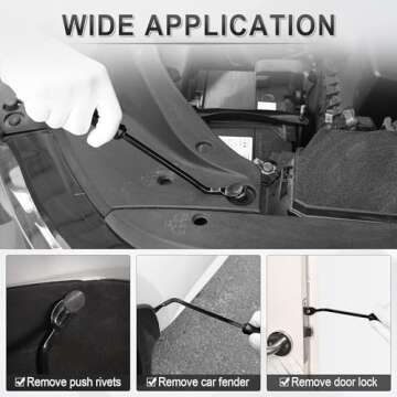 LivTee 5 pcs Auto Trim Removal Tool Kit for Vehicles