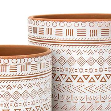 Stylish D'vine Dev Terracotta Planter Set for Indoor Plants