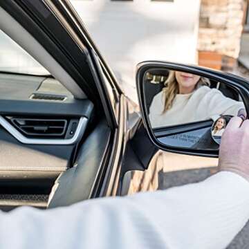 Verivue 2-Inch Round Blind Spot Mirrors - Universal Fit & Easy Installation
