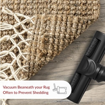 nuLOOM Raleigh Farmhouse Jute Tasseled Rug 5x8