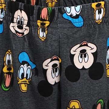 Disney Mickey Mouse and Friends Boys Short Sleeve T-Shirt and Shorts Set for Infant, Toddler and Little Kids