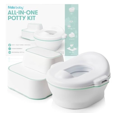 Frida Baby All-in-One Potty | Training Toilet with Toddler Potty Chair, Toilet Seat Topper, Toilet S...
