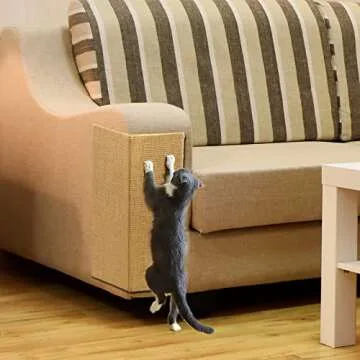 Hutpet 2Pcs Packing Foldable Cat Scratcher Board,Sofa Wall Corner Cat Scratching Pads, Horizontal Cats Scratcher Guards for Furniture Wall Cat Scratchers for Indoor Cats