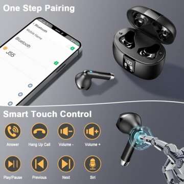 Bluetooth Wireless Earbuds with 56H Playtime for All
