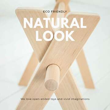 Nursery Furniture - Wooden Baby Gym Frame, Wood Baby Gym, Handmade in Eastern Europe - Natural Eco-F...