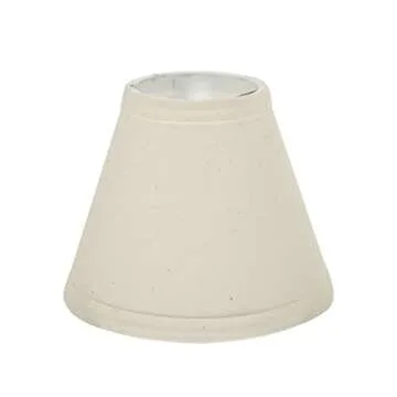 Aspen Creative Off White Clip-On Lamp Shades Set of 2