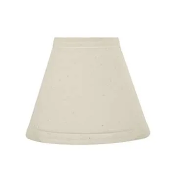 Aspen Creative Off White Clip-On Lamp Shades Set of 2