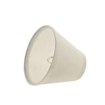 Aspen Creative Off White Clip-On Lamp Shades Set of 2