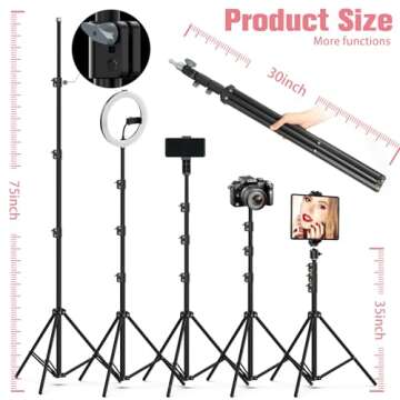 22" Ring Light with Tripod for iPhone and iPad