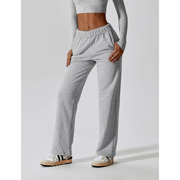 ABOCIW Women's Fleece Lined Sweatpants - Cozy & Stylish
