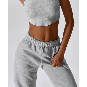 ABOCIW Women's Fleece Lined Sweatpants - Cozy & Stylish