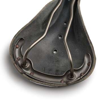 Brooks B17 Special Titanium Leather Bike Saddle for Comfort