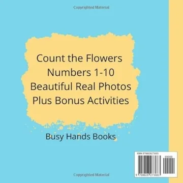 Count the Flowers 1 - 10 Toddler Nature Book