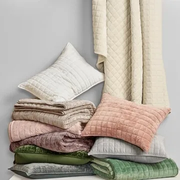 RECYCO Soft Velvet Quilt Set Queen for All Seasons