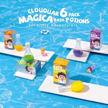 CLOUQUAR Kids Bath Bomb Potions for Fun Bathtime