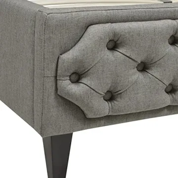 Jennifer Taylor Beatrice Upholstered Platform Bed Frame