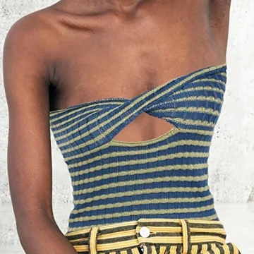 Stylish ACOSAP Backless Crop Top for Summer Fashion