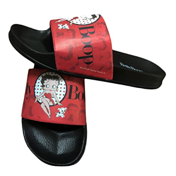 Betty Boop Red Silhouette Sandals - Comfortable and Stylish