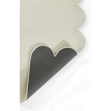 CUD-2 Ivory Rug - 100% Wool Luxury Home Decor