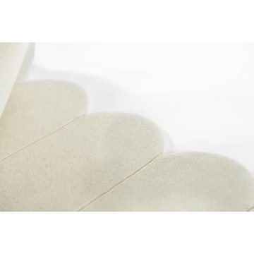 CUD-2 Ivory Rug - 100% Wool Luxury Home Decor