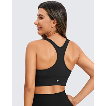 CRZ YOGA Ulti-Dry Racerback Sports Bra - Medium Support