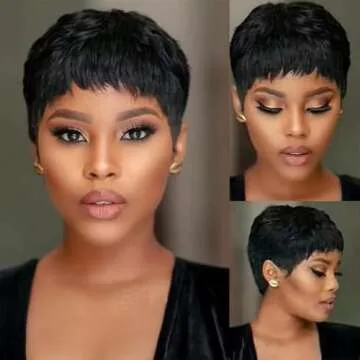 Stylish HOTJAR Pixie Cut Wig for Black Women