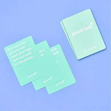Good Talk 150 Conversation Cards for Family and Friends - Family Fun, Game Nights, Date Nights, Road Trips, and Camping