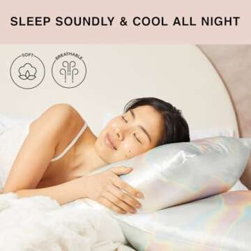 Kitsch Satin Pillowcase & Scrunchie Set - Luxurious Comfort