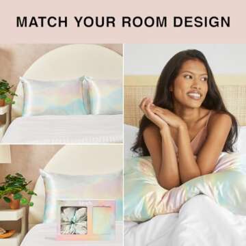 Kitsch Satin Pillowcase & Scrunchie Set - Luxurious Comfort