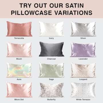 Kitsch Satin Pillowcase & Scrunchie Set - Luxurious Comfort