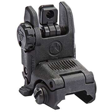 Magpul Gen 2 MBUS Rear Flip Sight, Lightweight and Durable