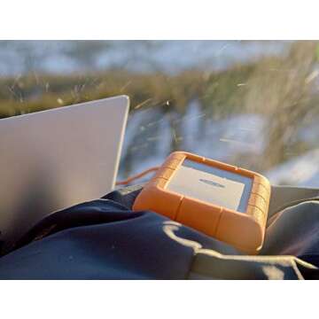 LaCie Rugged RAID Pro 4 TB External Hard Drive Portable HDD – USB 3.0 Compatible – with SD Card Slot, Drop Shock Dust Water Resistant, for Mac and PC Computer Desktop Workstation Laptop (STGW4000800)