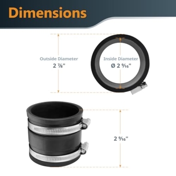 POWERTEC Dust Control Flex Cuff for Shop Vacuums