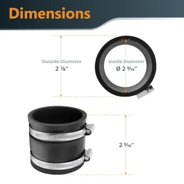 POWERTEC Dust Control Flex Cuff for Shop Vacuums