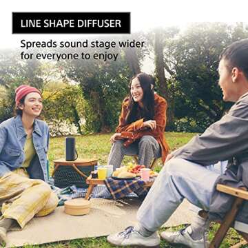 Portable Sony SRS-XE200 Bluetooth Speaker with 16 Hour Battery